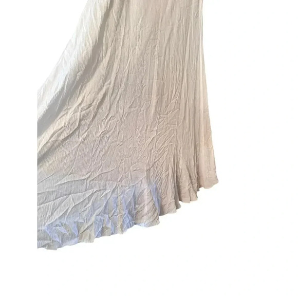 Chico's 100% Cotton 00/S Embroidered Maxi Sundress hi/low resort vacation cruise - Picture 4 of 10